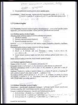Ivan Havlíček: Diskrétní matematika