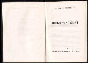 Dieuke Boissevain: Diskretní smrt