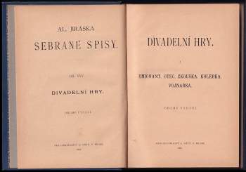 Alois Jirásek: Divadelní hry