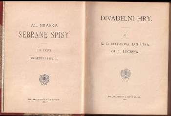Alois Jirásek: Divadelní hry