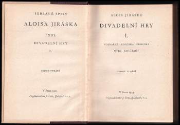 Alois Jirásek: Divadelní hry