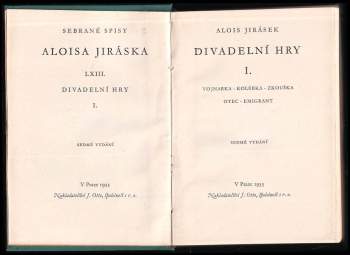 Alois Jirásek: Divadelní hry