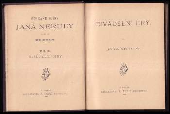 Jan Neruda: Divadelní hry