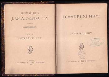 Jan Neruda: Divadelní hry