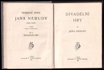 Jan Neruda: Divadelní hry