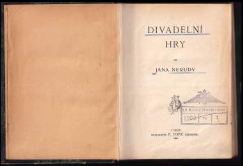 Jan Neruda: Divadelní hry