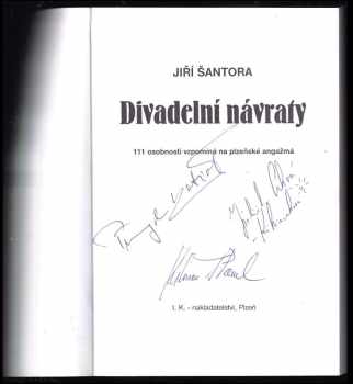 Jiří Šantora: Divadelní návraty