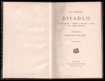 Lev Nikolajevič Tolstoj: Divadlo