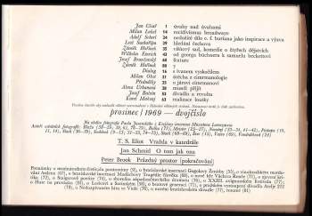 Milan Lukeš: Divadlo prosinec/ 1969 - dvojčíslo