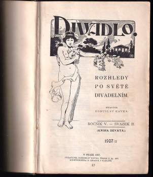 Bohuslav Kavka: Divadlo Rozhledy po světě divadelním ročník V. - svazek II