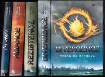 Veronica Roth: Divergence, Rezistence, Aliance, Čtyřka - KOMPLET