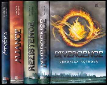 Veronica Roth: KOMPLET Veronica Roth 4X Divergence + Rezistence + Aliance + Čtyřka