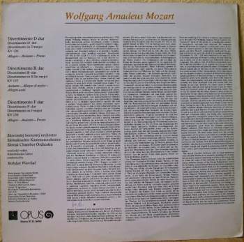 Wolfgang Amadeus Mozart: Divertimenti: D Major Kv 136 / B Flat Major Kv 137 / F Major Kv 138 (77 1)