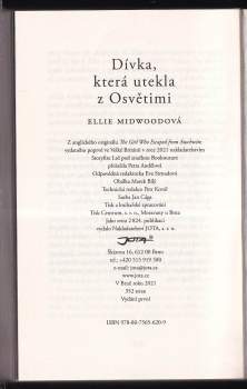 Ellie Midwood: Dívka, která utekla z Osvětimi