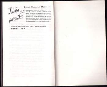P. G Wodehouse: Dívka na parníku