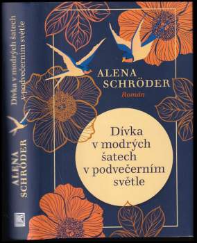 Dívka v modrých šatech v podvečerním světle