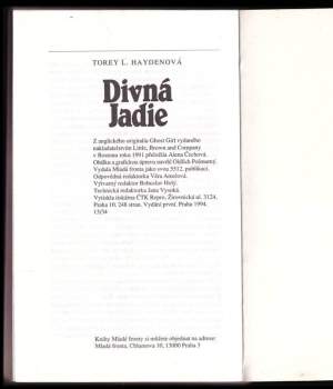 Torey L Hayden: Divná Jadie
