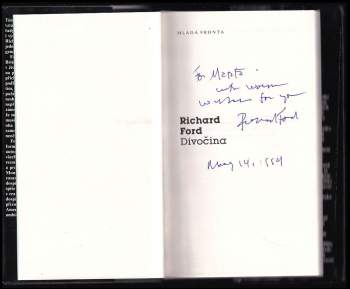 Richard Ford: Divočina