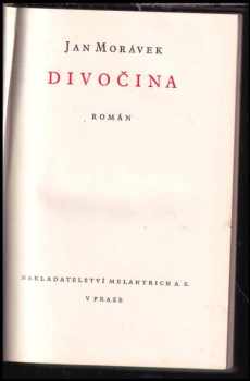 Jan Morávek: Divočina