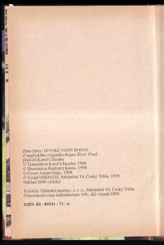 Zane Grey: Divoké vody Rogue