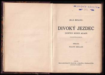 Max Brand: Divoký jezdec