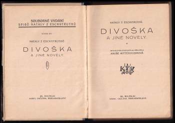 Nataly von Eschstruth: Divoška a jiné novely