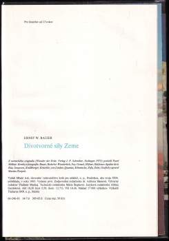 Ernst Bauer: Divotvorné sily Zeme
