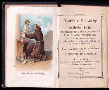Bonaventura Josef Wilhelm: Divotvůrce Paduánský