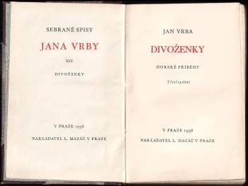 Jan Vrba: Divoženky