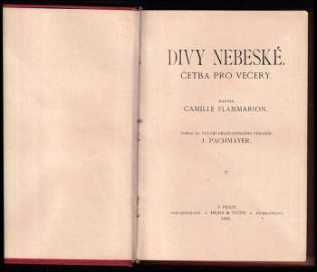 Camille Flammarion: Divy nebeské
