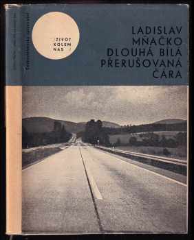 Dlouhá bílá přerušovaná čára