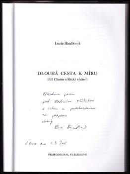 Lucie Hindlsová: Dlouhá cesta k míru