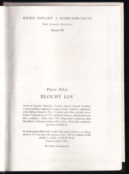 Pierre Pelot: Dlouhý lov