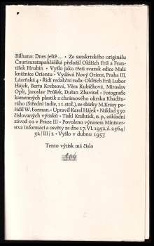Bilhana: Dnes ještě