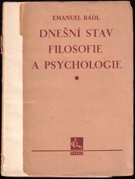 Dnešní stav filosofie a psychologie