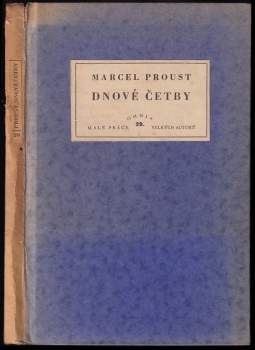 Marcel Proust: Dnové četby