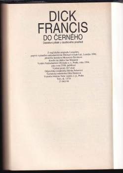 Dick Francis: Do černého