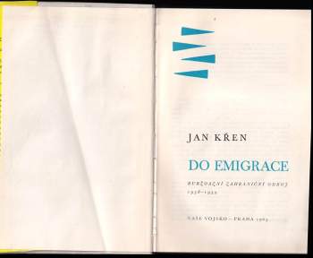 Jan Křen: Do emigrace