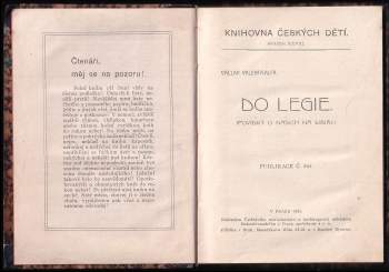 Václav Valenta-Alfa: Do legie