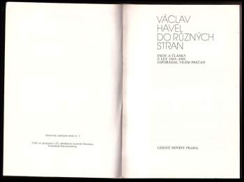Václav Havel: Do různých stran