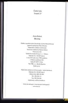 Anna Bolavá: Do tmy