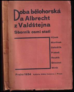 Doba bělohorská a Albrecht z Valdštejna