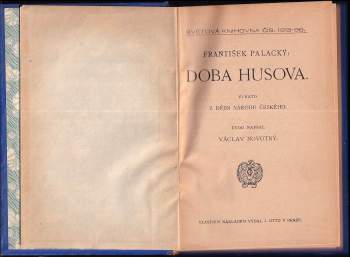 František Palacký: Doba Husova