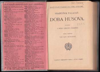 František Palacký: Doba Husova