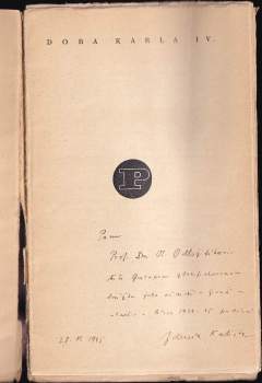 Zdeněk Kalista: Doba Karla IV