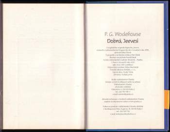 P. G Wodehouse: Dobrá, Jeevesi