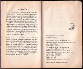 Neil Gaiman: Dobrá znamení