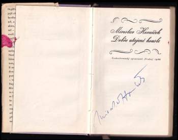 Miroslav Horníček: Dobře utajené housle