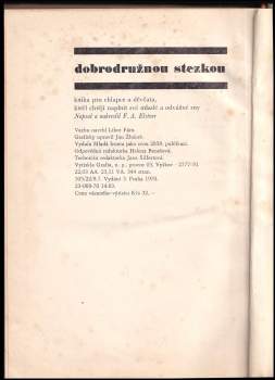 František Alexander Elstner: Dobrodružnou stezkou