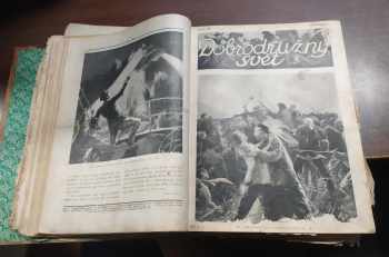 Dobrodružný svět 1929 - ročník III. - ILUSTRACE ZDENĚK BURIAN - ZŘEJMĚ NEKOMPLETNÍ !!